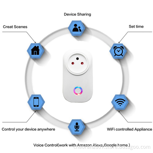 Israel WIFI Smart Plug Timing Socket Wireless Outlet Voice Control Work With Alexa Google Home